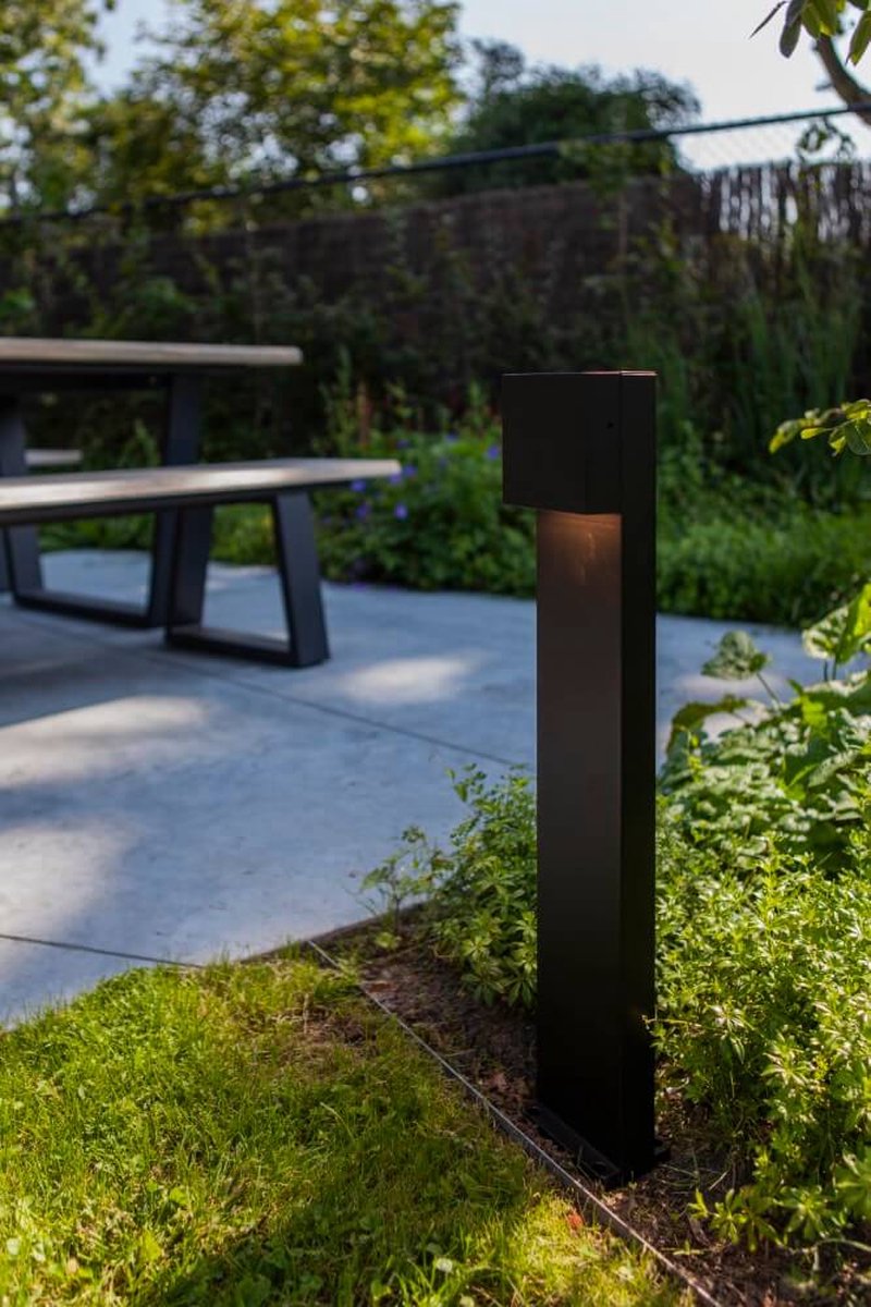 Lutec Gemini XF - LED tuinpaal padverlichting - Sokkellamp