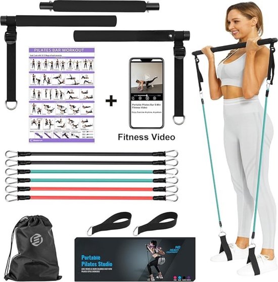 Pilates Essentials Kit, Draagbare Fitnessapparatuur Voor Vrouwen