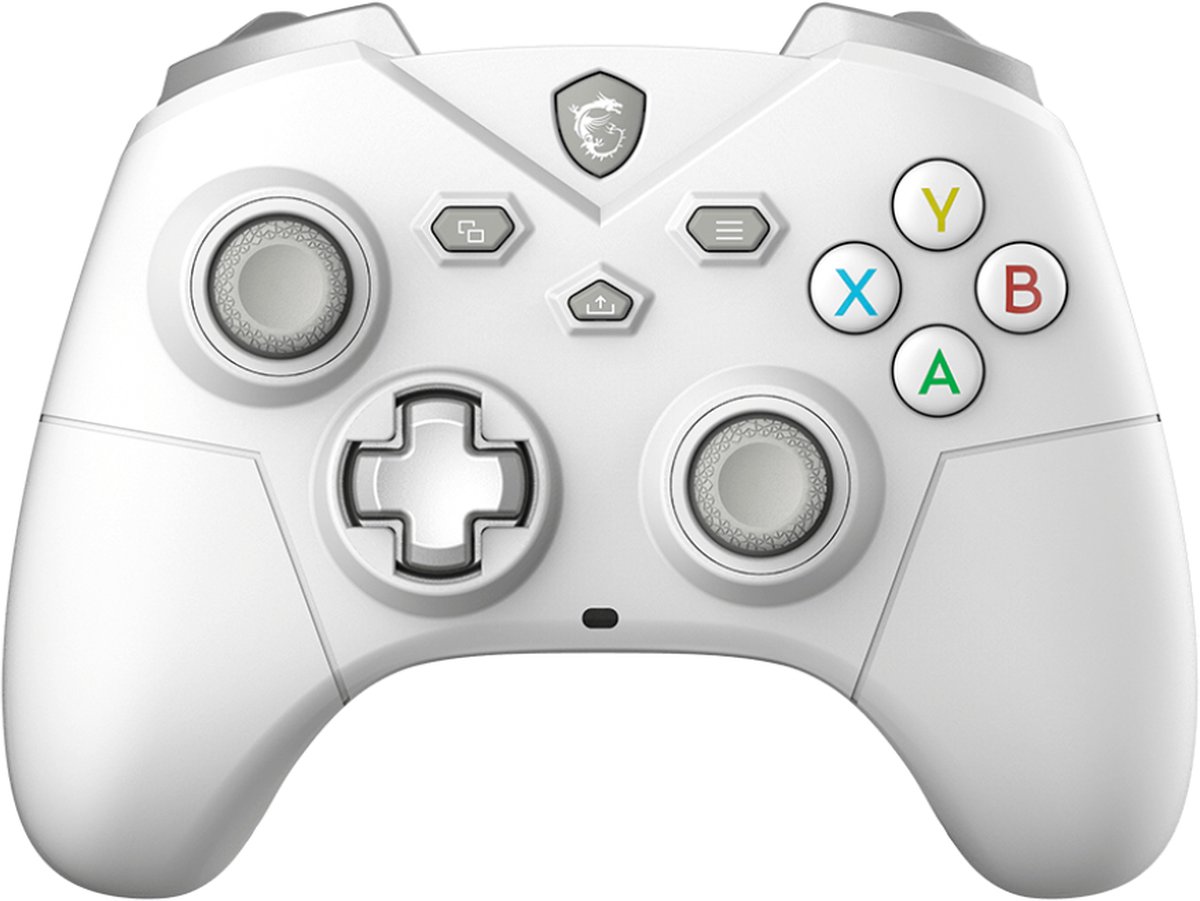 MSI Force GC300 draadloze witte USB 2.0 analoge gamepad voor PC