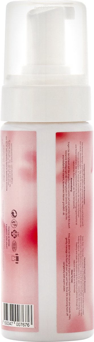 Rosense - Reinigingsschuim - Reinigingsschuim met 91% Rozenwater - 150 ml - Gezichtsverzorging