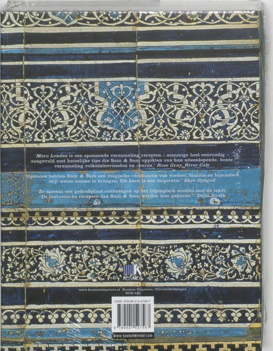 Moro London - back cover