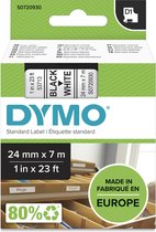 DYMO D1 - Standard Étiquettes - Noir sur blanc - 24mm x 7m