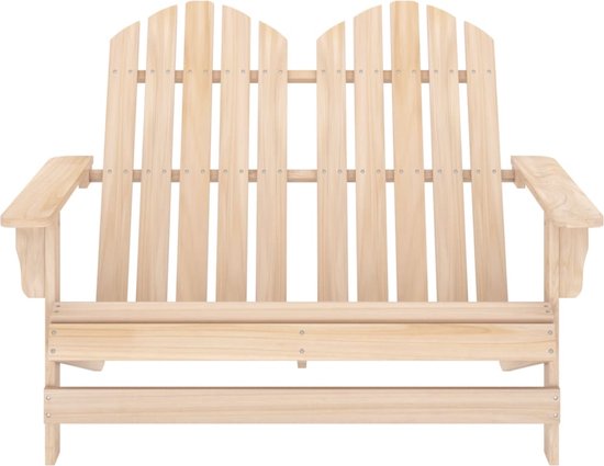 vidaXL Tuinstoel 2-zits Adirondack massief vurenhout bruin vidaXL Tuinstoel 2-zits Adirondack massief vurenhout bruin