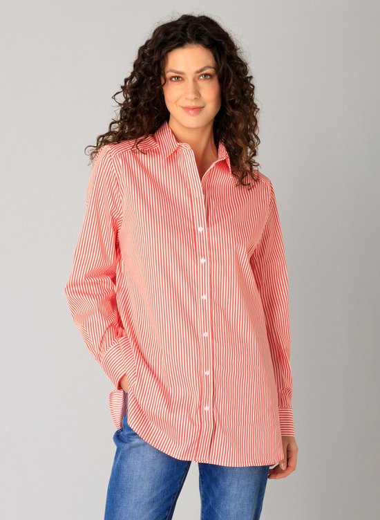 YEST Rae Tops - Off White/Coral - maat 44