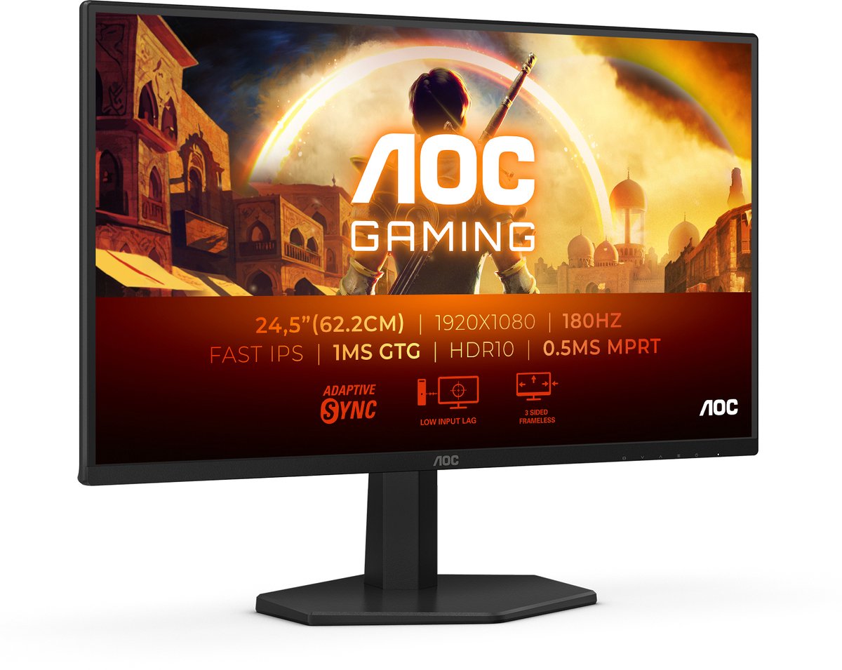 AOC G4 25G42E Gaming Monitor 180Hz 24.5 Inch - afbeelding 3