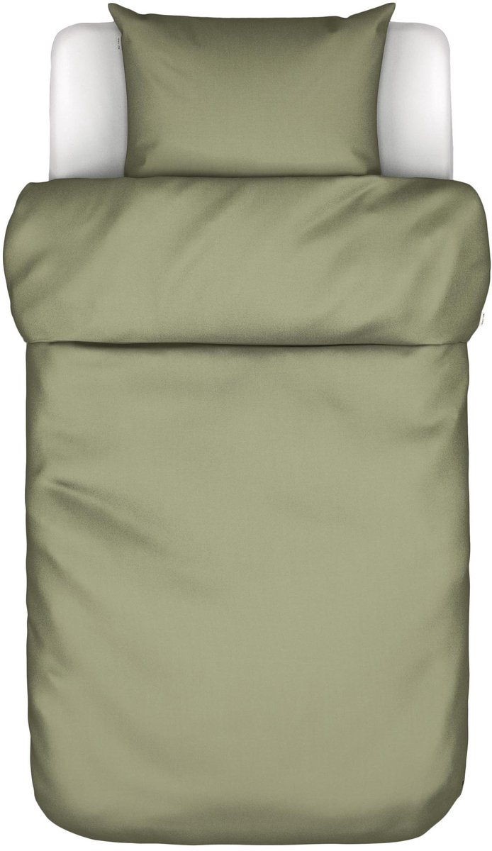 Marc O'Polo Tove Dekbedovertrek Mosgroen - Eenpersoons – 140x200/220 cm