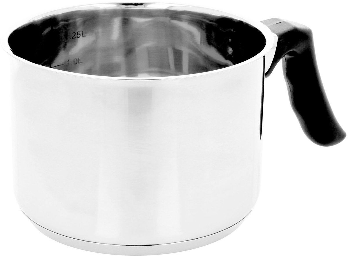BRUNBESTE RVS Melkpan 1.0L – Stijlvol en Praktisch voor Elke Keuken!