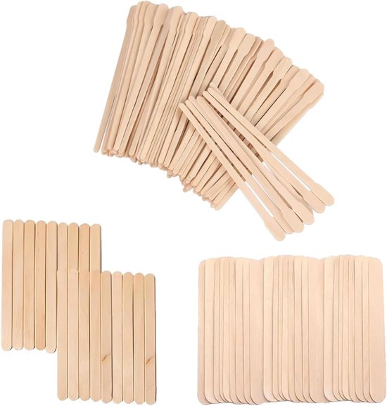 Houten Spatel - pak 100 stuks - Ginkel's Cosmetics