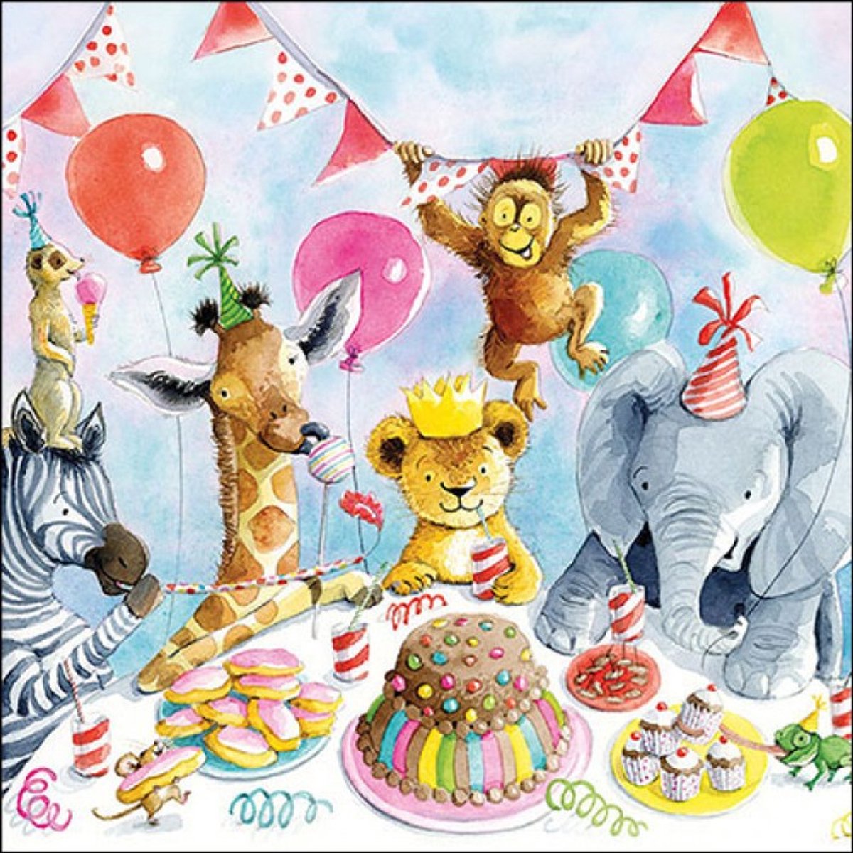 Ambiente - Lunch servetten - Party animals
