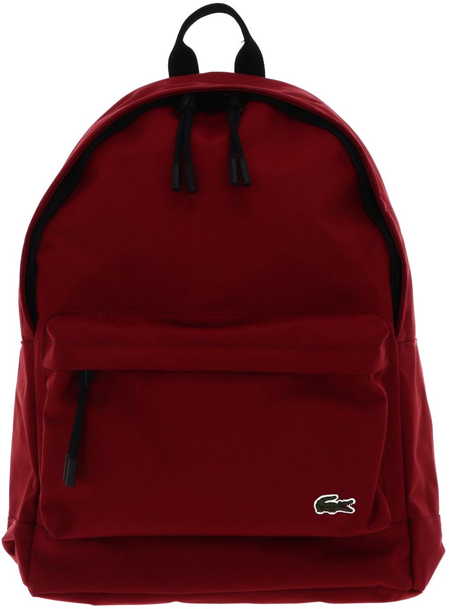 LACOSTE Vrije tijd rugzak Rugzak met laptopvak Neocroc Backpack Andrinople Donkerrood