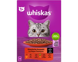 Whiskas 1+ Kla. Selectie Saus 12x85g verpakking van 4 - Classic