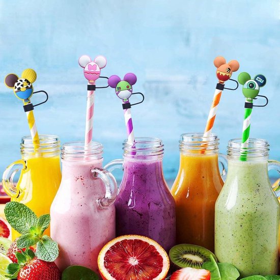 Geïsoleerde kinderwaterfles met vervangende rietjes, 2 stuks