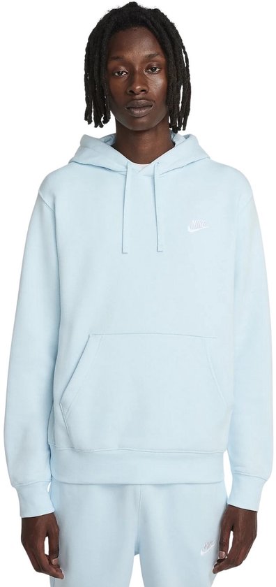 light blue nike pullover