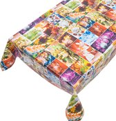 Tafelzeil Christmas -  140 x 600 cm - Multi tafellaken - Tafelkleed plastic - Voor buiten en binnen - Verschillende maten - Geleverd in een koker