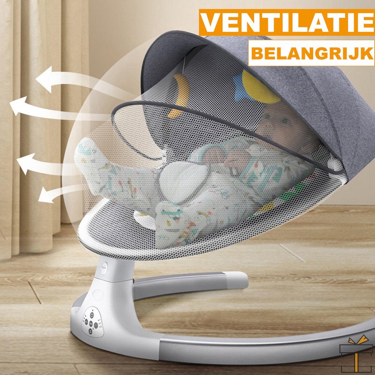 Happiq Babyschommel thumbnail 3