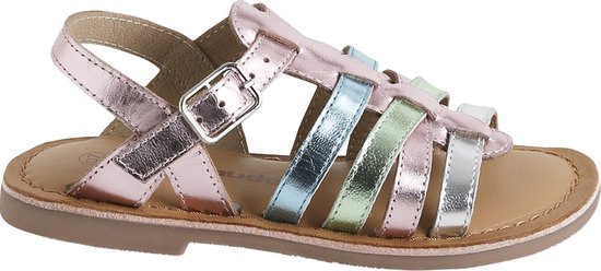 Vertbaudet Sandales multi-brides cuir fille