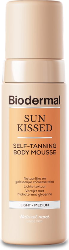 Biodermal Sunkissed Self-Tanning Body Mousse - Zelfbruiner - Vegan - 150 ml