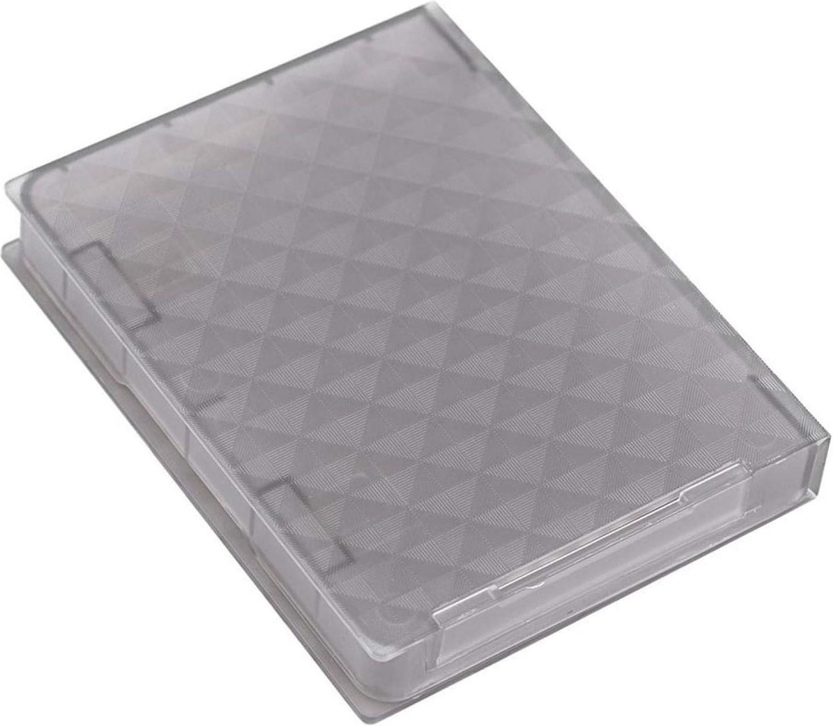 25-inch Harde schijf behuizing - anti-statisch, schokbestendig, antislip en stofdicht - grijs .