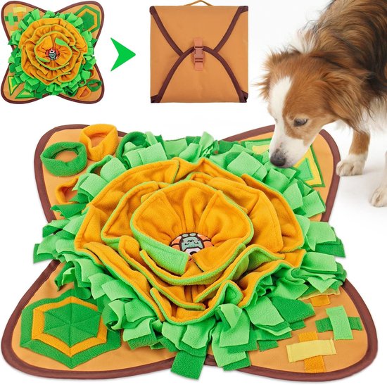 Tapis de jeu interactif Inovra ® pour Chiens avec stimulation mentale et options alimentaires