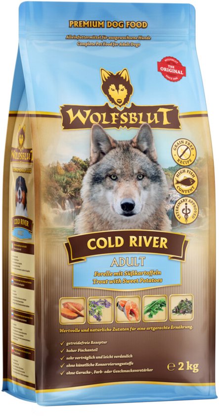 Wolfsblut Cold River Adult - 3 x 2 kg - Voordeelverpakking