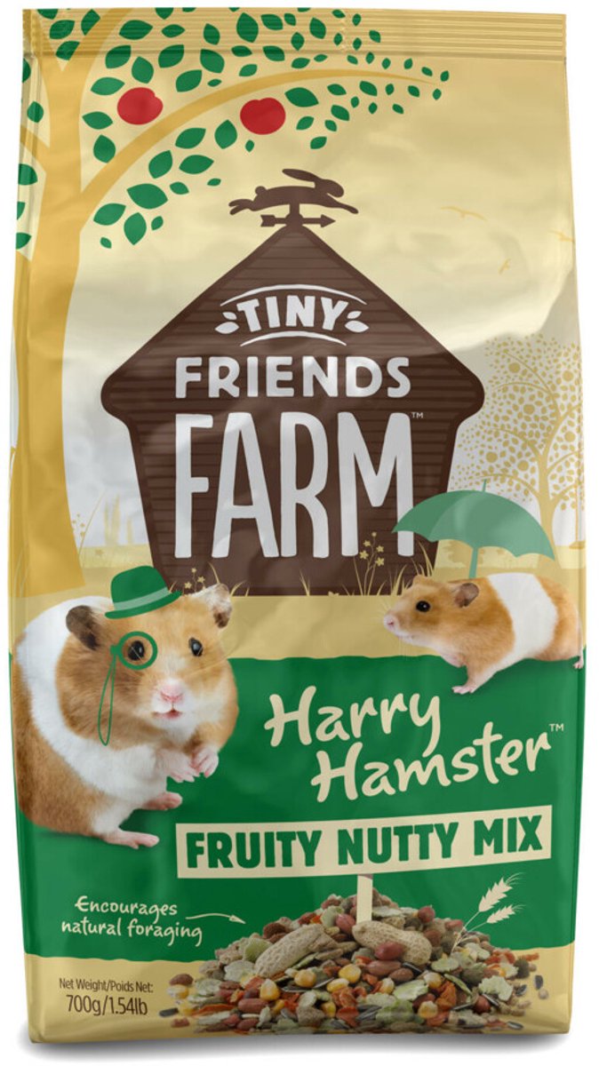 Tiny Friends Farm Harry Hamster Fruity Nutty Mix 700 gr