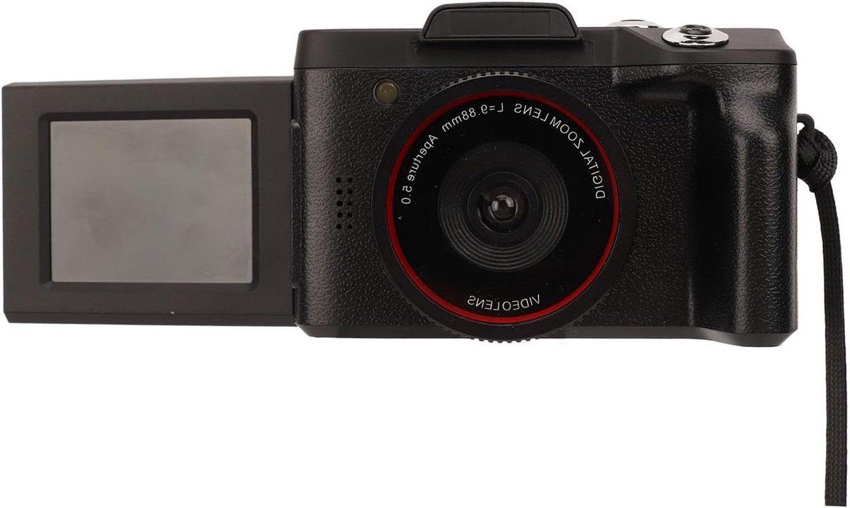 Micro SLR Digitale Camera voor Fotografie 1080P HD 16MP Autofocus Vlogcamera - Compacte Reiscamera met Klapscherm en 16x Digitale Zoom voor Beginnende Studenten .