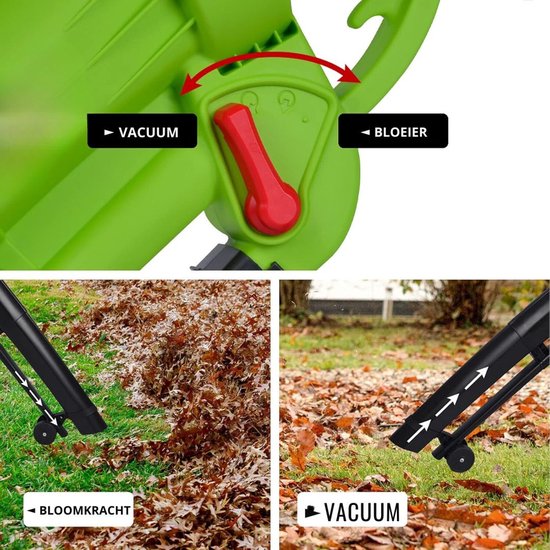 ApexArte® Bladzuiger met Opvangzak - Bladblazers met Accu - 18W van ApexArte — afbeelding 4