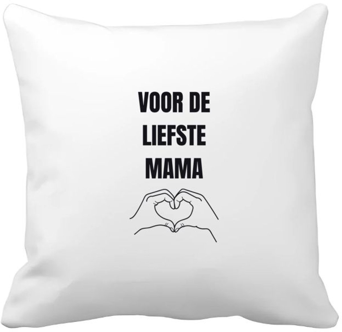 Akyol voor de liefste mama Kussen hoes - Mama - cadeau mama - cadeau - verjaardag mama - moederdag - beste moeder - 40 bij 40 cm Multicolor