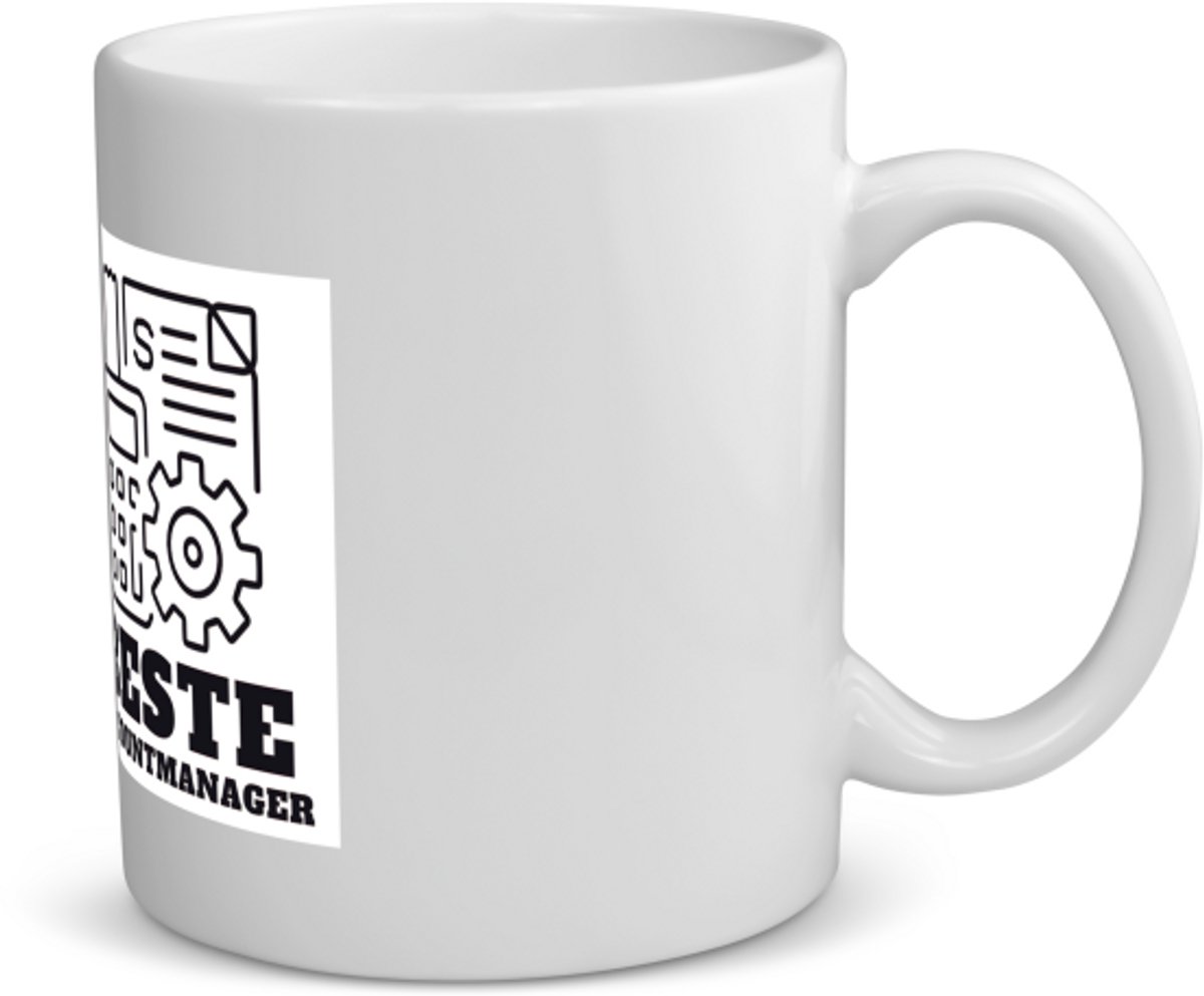 Beste accountmanager Mok met opdruk - beste accountmanager - collega - welkom - afscheid - 350 ML inhoud