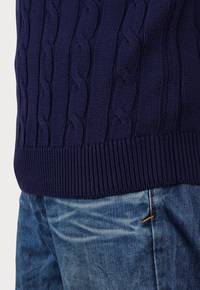 U.S. POLO Pullover Strick Zopfmuster