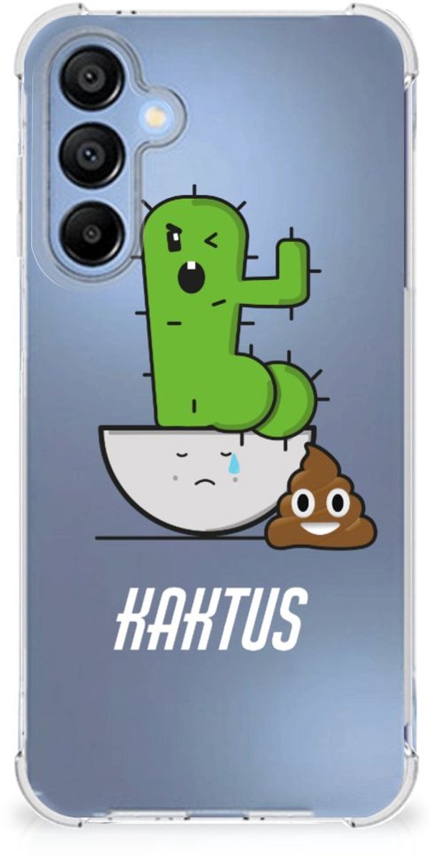 Samsung Galaxy A16 Stevig Bumper Hoesje Cactus Poo