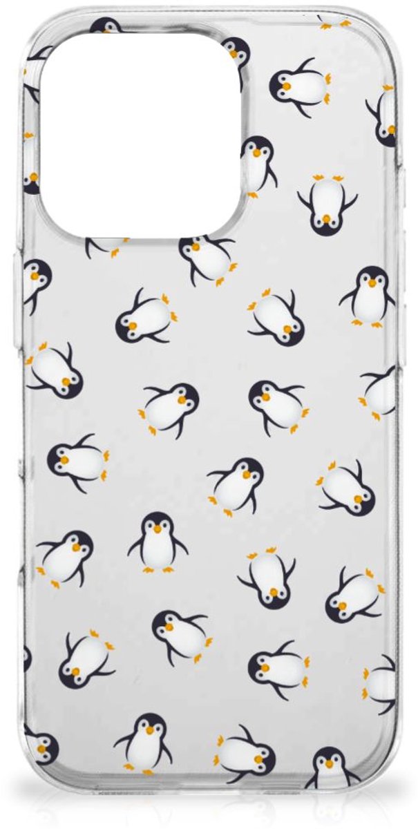 TPU bumper voor iPhone 16 Pro Pinguïn