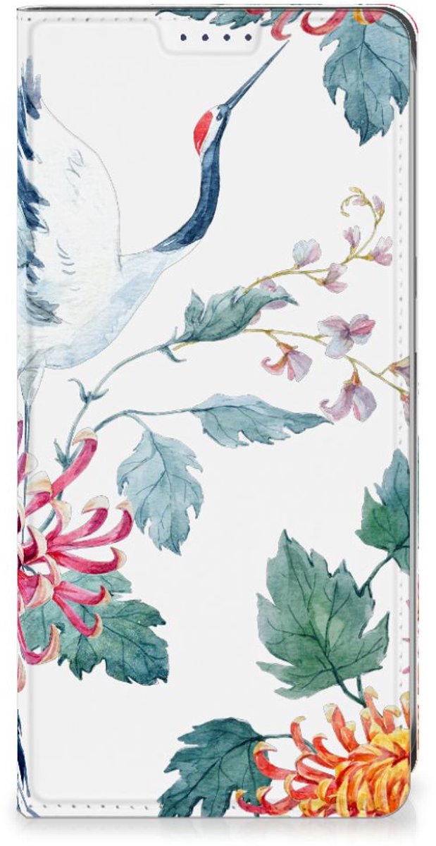 Samsung Galaxy S24FE Hoesje maken Bird Flowers