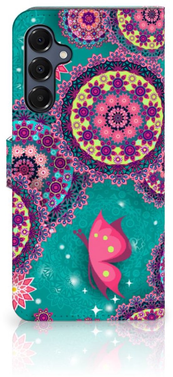 Samsung Galaxy A16 4G/5G Hoesje Cirkels en Vlinders
