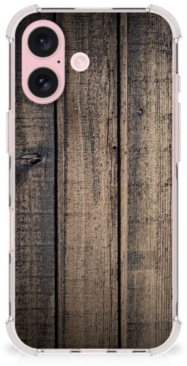 iPhone 16 Stevig Telefoonhoesje Steigerhout