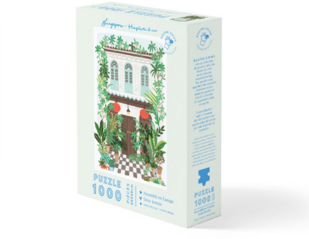 La Petite Epicerie 1000 Stukjes PUZZLE "SINGAPORE" 735g 68x48cm kinderen en volwassenen