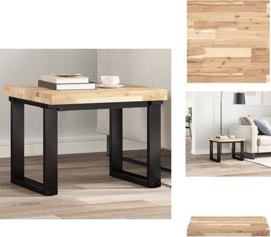 vidaXL Tafelblad ovaal 120x50x3,8 cm massief acaciahout, vervangend tafelblad, blad, vervangend houten tafelblad, meubelpaneel, houten blad