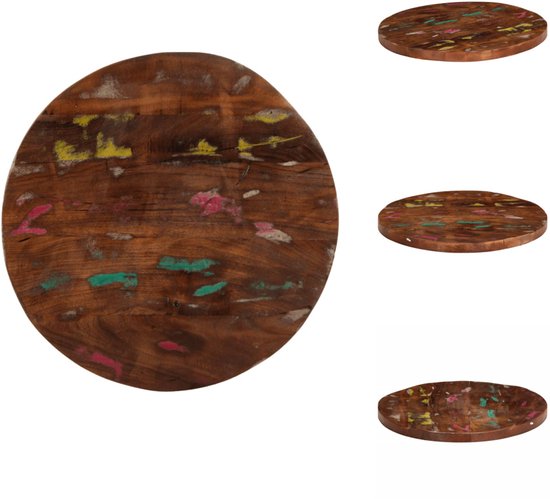 vidaXL Tafelblad rond 40x2 cm massief acaciahout, vervangend tafelblad, blad, vervangend houten tafelblad, meubelpaneel, houten blad vidaXL Tafelblad rond 40x2 cm massief acaciahout, vervangend tafelblad, blad, vervangend houten tafelblad, meubelpaneel, houten blad