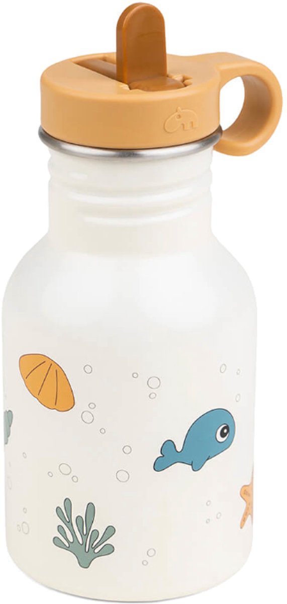 Done by deer Sea friends rietjesfles 35 cl Beige