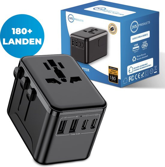 JVS Products Universele wereldstekker