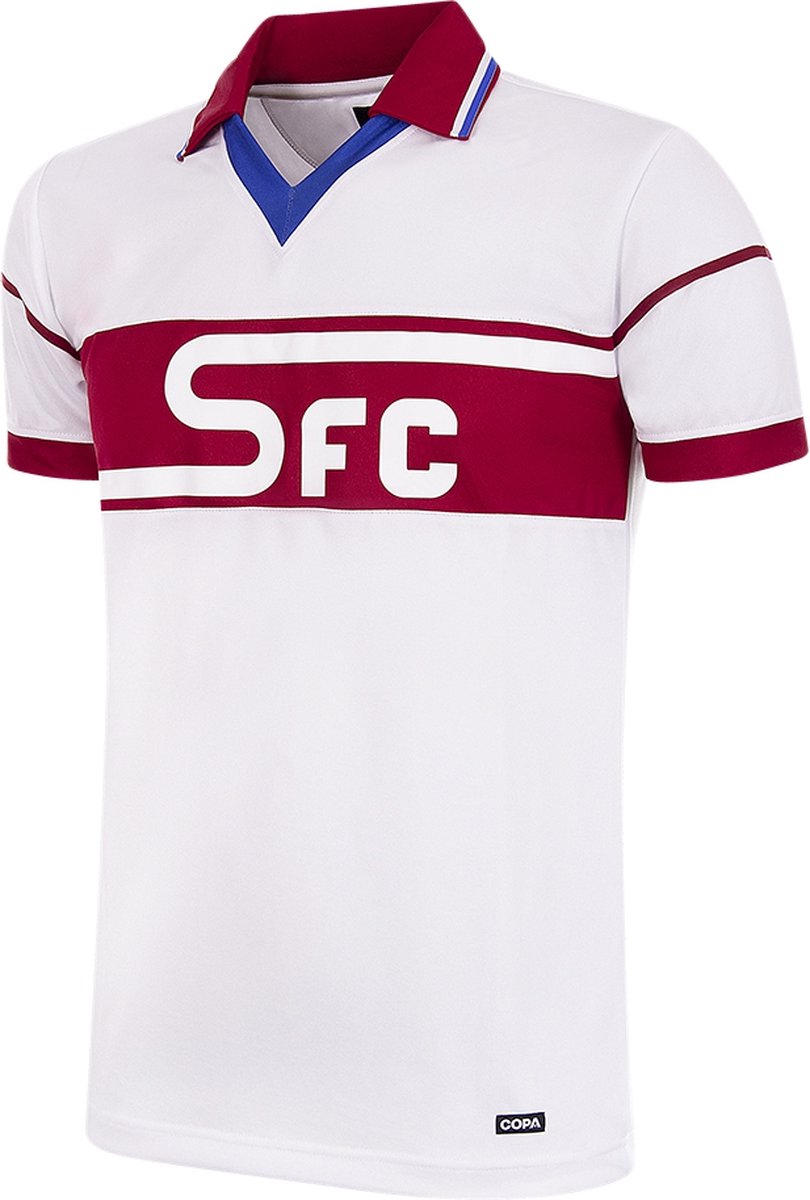 COPA - Servette FC 1979/83 Retro Voetbalshirt - Heren - Wit - S