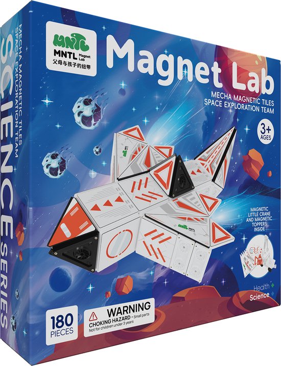 MNTL Magnetisch speelgoed Ruimteverkenning 180-delig - A kwaliteit