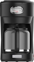 Westinghouse Retro Koffiezetapparaat – Filterkoffie – Herbruikbaar Filter – 1,25L – 10 Koppen – 1000W – Zwart