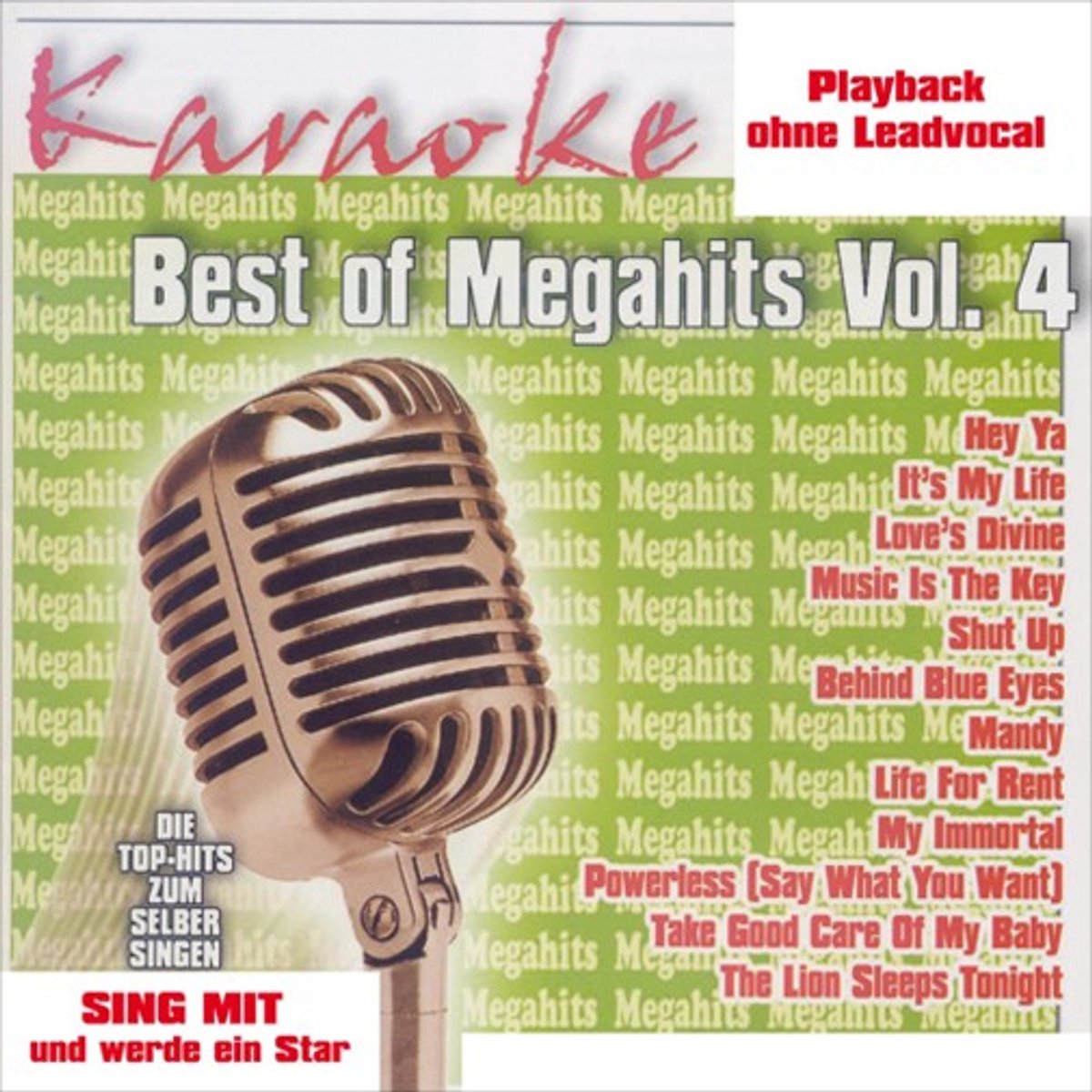Karaoke Best Of Megahits Vol. 4 - CD