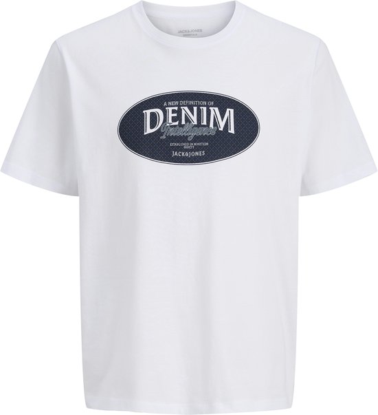 JACK&JONES - JJEDOVER DENIM TEE SS O-NECK SN PLS - Hommes - T-shirts