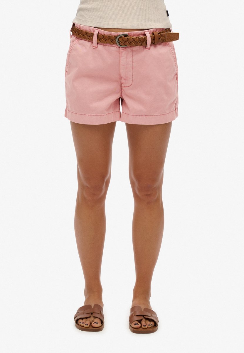 Superdry Classic Chino Shorts Dames Korte broeken Ash Rose