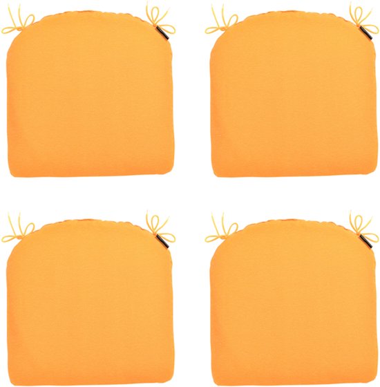 Coussin d'assise Madison Panama - Golden Glow - 46x48 - Jaune - 4 Pièces