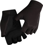 BIORACER - Fietshandschoenen zomer unisex - Zwart - Half finger - Ademend & antislip - Maat S