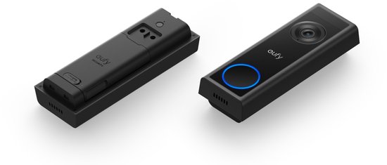 eufy Security C31 Video Deurbel - Add-on - Video Doorbell - 2K Resolutie - Nachtzicht - Draadloos/Batterij - Live videogesprek - 24/7 opname - Mens- en bewegingsdetectie - Compatibel met HomeBase S380 - Geen abonnementskosten
