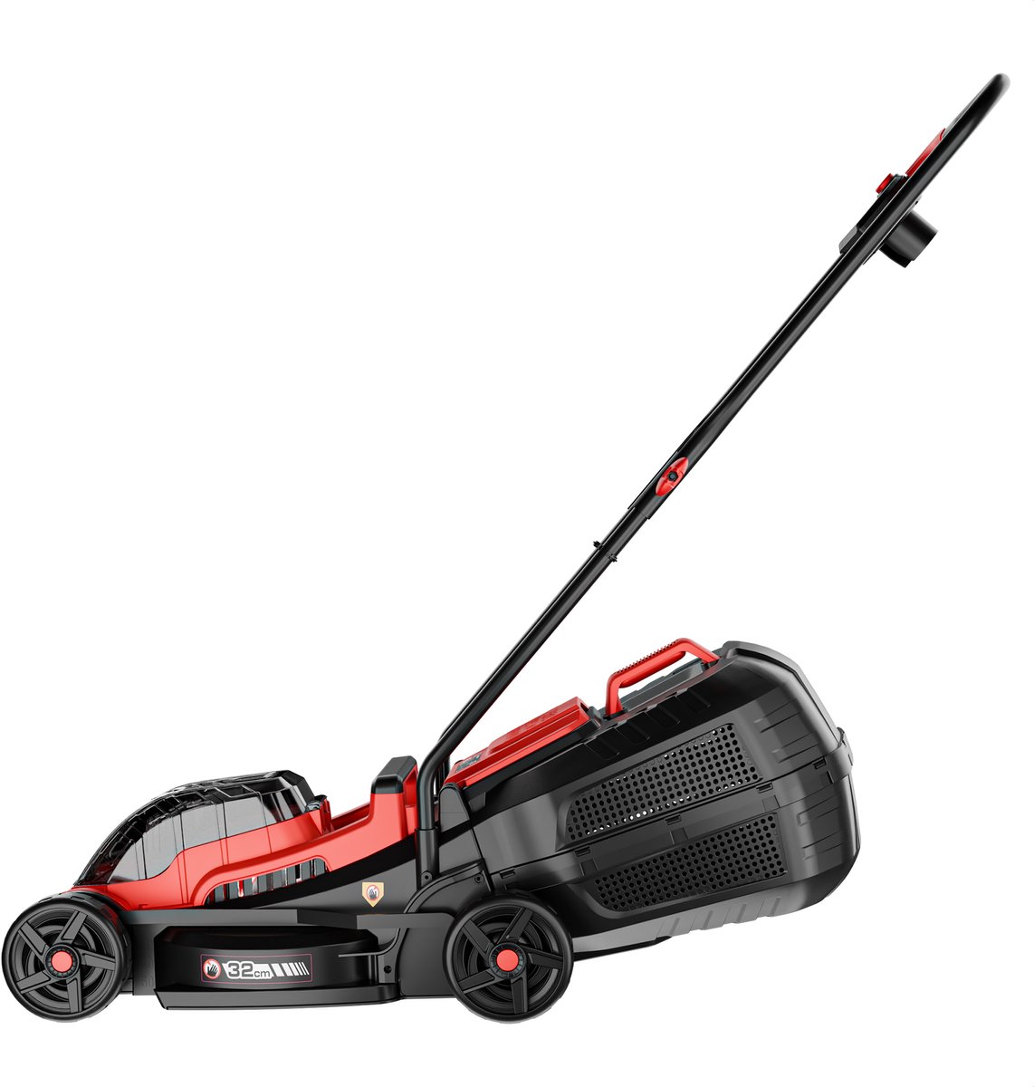 YARDIO Tools® - Grasmaaier Elektrisch - Grasmaaier Accu - Handmaaier - 320mm maaibreedte - 21v incl. 4.0a Accu en Snellader - tot 50m2 - Lawnmaster 320 - LawnMaster320-4.0aBAT – foto 2